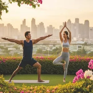 Satya Levante Residences Amenities -Yoga Deck 